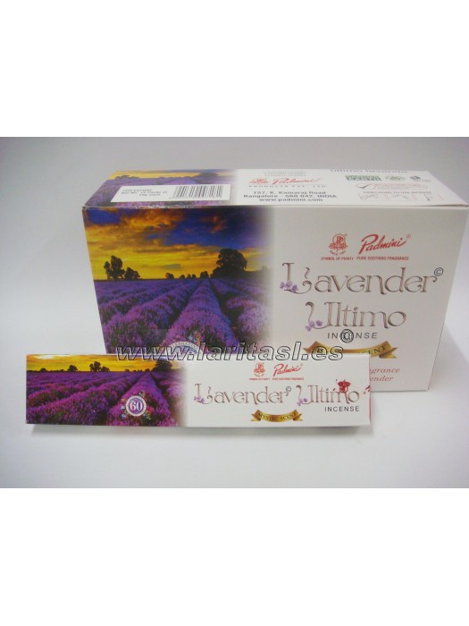 Incenso sticks Padmini Ultimo series Lavender 15gr (12x15gr)